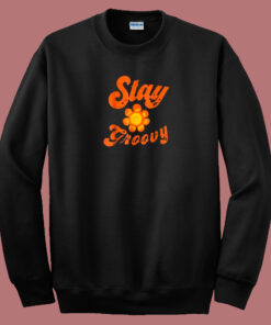 Retro Stay Groovy Flower 80s Sweatshirt Retro Stay Groovy Flower 80s Sweatshirt