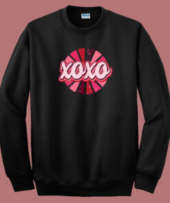 Retro XOXO Hot Pink 80s Sweatshirt Retro XOXO Hot Pink 80s Sweatshirt