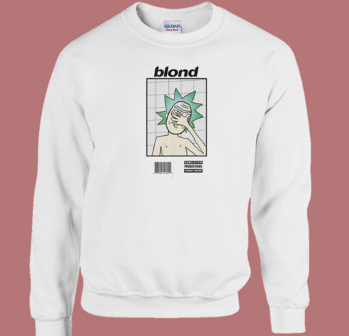 Rick And Morty Blond 80s Sweatshirt