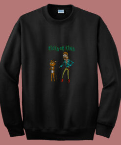Rick And Morty Joe Exotic Tiger King 80s Sweatshirt Rick And Morty Joe Exotic Tiger King 80s Sweatshirt