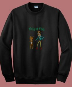 Rick And Morty Joe Exotic Tiger King 80s Sweatshirt Rick And Morty Joe Exotic Tiger King 80s Sweatshirt