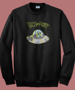 Rick and Morty UFO Spaceship 80s Sweatshirt Rick and Morty UFO Spaceship 80s Sweatshirt