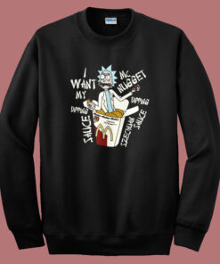 Rick dan Morty Saus Sweatshirt Rick dan Morty Saus Sweatshirt