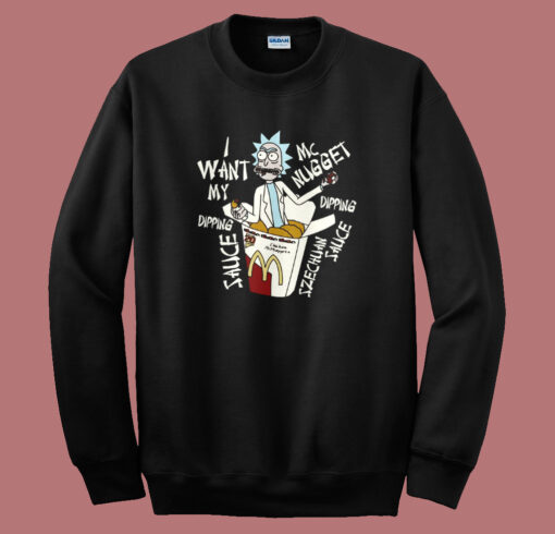 Rick dan Morty Saus Sweatshirt