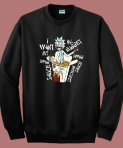Rick dan Morty Saus Sweatshirt Rick dan Morty Saus Sweatshirt