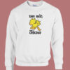 Ride a Chocobo Meme 80s Sweatshirt