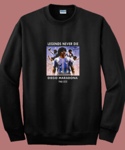 Rip Diego Maradona Legend Football 80s Sweatshirt Rip Diego Maradona Legend Football 80s Sweatshirt