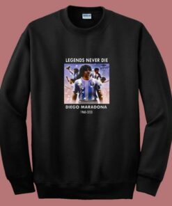 Rip Diego Maradona Legend Football 80s Sweatshirt Rip Diego Maradona Legend Football 80s Sweatshirt