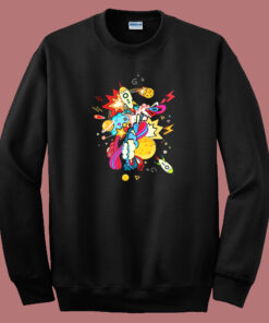 Rocket Ships Technology Art 80s Sweatshirt Rocket Ships Technology Art 80s Sweatshirt