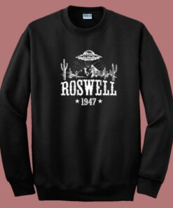 Roswell Storm Area Funny 80s Sweatshirt Roswell Storm Area Funny 80s Sweatshirt