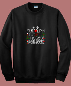 Rudolph The Red Nosed Reindeer Christmas 80s Sweatshirt Rudolph The Red Nosed Reindeer Christmas 80s Sweatshirt