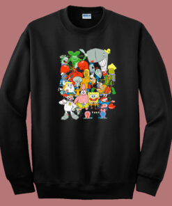 Rugrats SpongeBob Squarepants 80s Sweatshirt Rugrats SpongeBob Squarepants 80s Sweatshirt