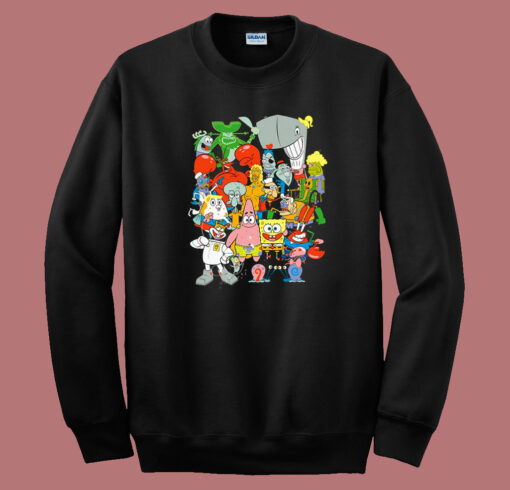 Rugrats SpongeBob Squarepants 80s Sweatshirt