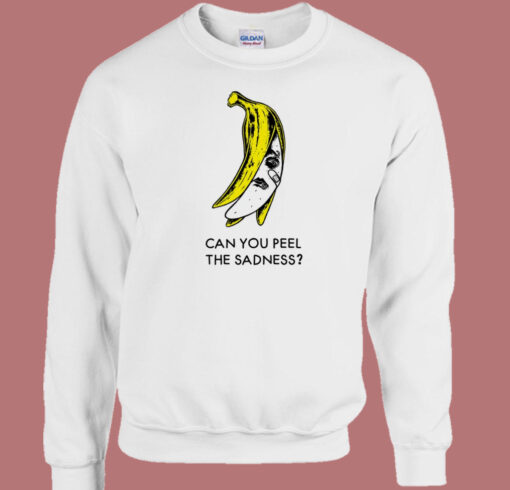 Sadness Emo Banana 80s Sweatshirt