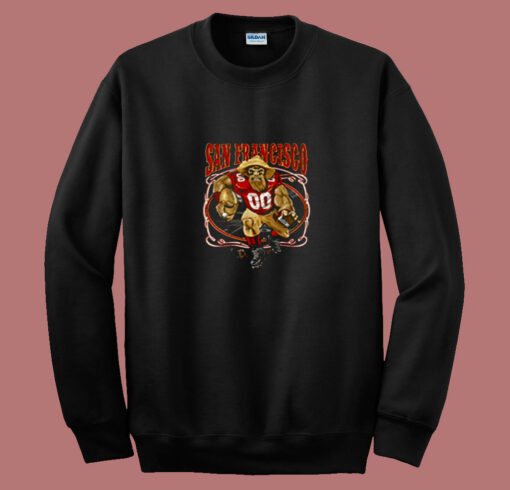 San Francisco Fan Fantasy Footballs 80s Sweatshirt