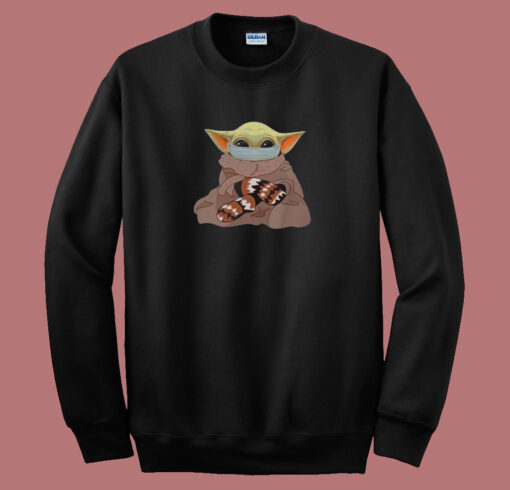 Sanders Baby Yoda 80s Sweatshirt