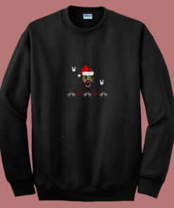 Santa Bad Bunny Merry Christmas 80s Sweatshirt Santa Bad Bunny Merry Christmas 80s Sweatshirt