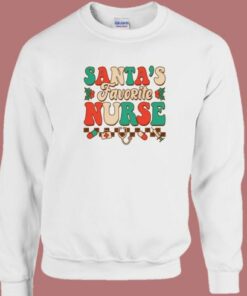 Santa Favorite Nurse Sweatshirt 2