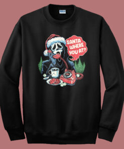 Satan Calling Santa Sweatshirt Satan Calling Santa Sweatshirt