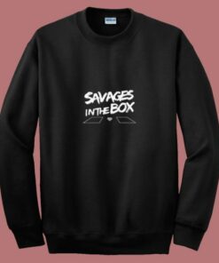 Savages In The Box New York Baseball 80s Sweatshirt