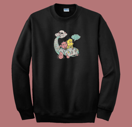 Scary Bear Get Way 80s Sweatshirt