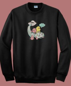 Scary Bear Get Way 80s Sweatshirt 1 Scary Bear Get Way 80s Sweatshirt 2