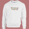 School Counselor Flower 80s Sweatshirt