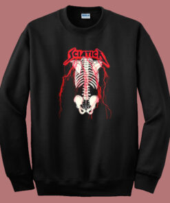 Sciatica Metallica Skeleton Sweatshirt Sciatica Metallica Skeleton Sweatshirt