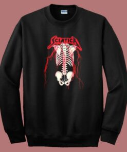 Sciatica Metallica Skeleton Sweatshirt