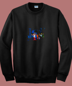Scooby Doo And Captain Spaulding 80s Sweatshirt 1