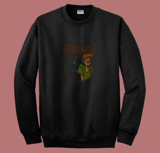 Scooby Doo And Shaggy Laughing 80s Sweatshirt