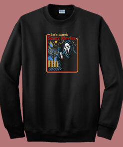 Scream Horror Halloween 80s Sweatshirt 1