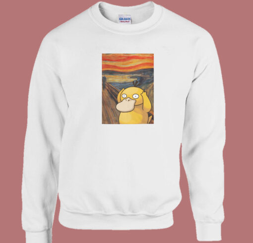 Screaming Pokemon Psyduck Sweatshirt