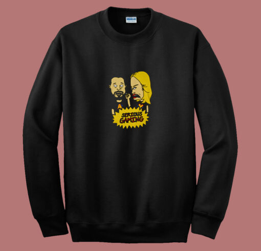 Serious Gaming Butthead 80s Sweatshirt