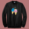 Sexy Kawaii Ice Cream 80s Sweatshirt