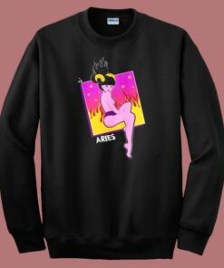 Sexy Zodiak Aries 80s Sweatshirt 1 Sexy Zodiak Aries 80s Sweatshirt 2
