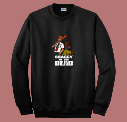 Shaggy Of The Dead Scoobydoo Mystery 80s Sweatshirt