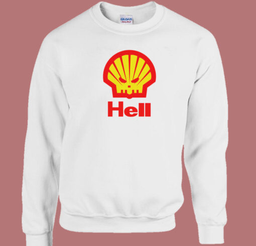 Shell Hell Logo Parody Sweatshirt