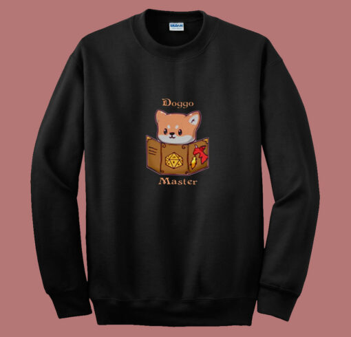 Shiba Inu Dungeon Master 80s Sweatshirt