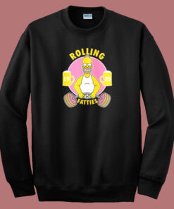 Simpson Homer Rolling Fatties Sweatshirt Simpson Homer Rolling Fatties Sweatshirt
