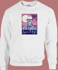 Skeleton Endless Summer 80s Sweatshirt 1