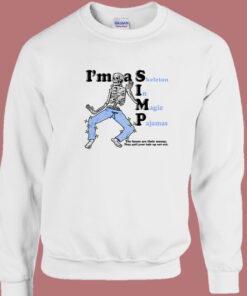 Skeleton In Magic Pajamas Sweatshirt 1