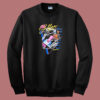 Skeleton Sullen Art 80s Sweatshirt