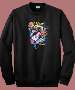 Skeleton Sullen Art 80s Sweatshirt