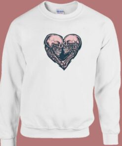 Skull Couple Halloween Sweatshirt 2