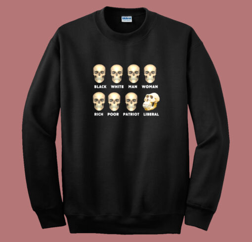 Skull Face Liberal Monkey Sweatshirt