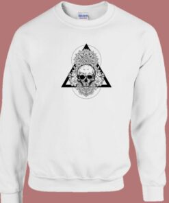 Skull Flower Day Of The Dead 80s Sweatshirt 1 Skull Flower Day Of The Dead 80s Sweatshirt 2