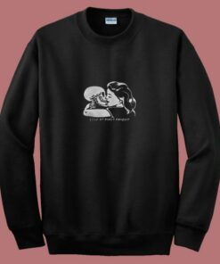 Skull Love At First Fright 80s Sweatshirt 2