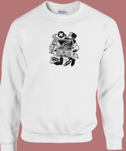 Slantyboy Classic Turntable 80s Sweatshirt 1