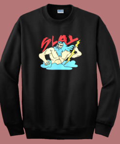 Slay Zeus Olympus 80s Sweatshirt Slay Zeus Olympus 80s Sweatshirt